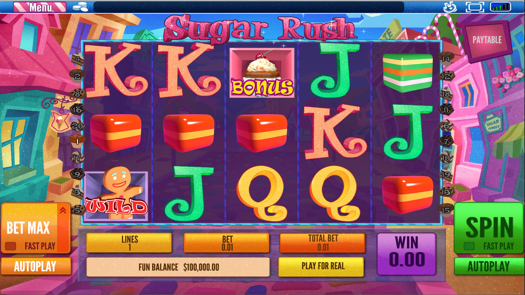 Sugar Rush Slots Machine