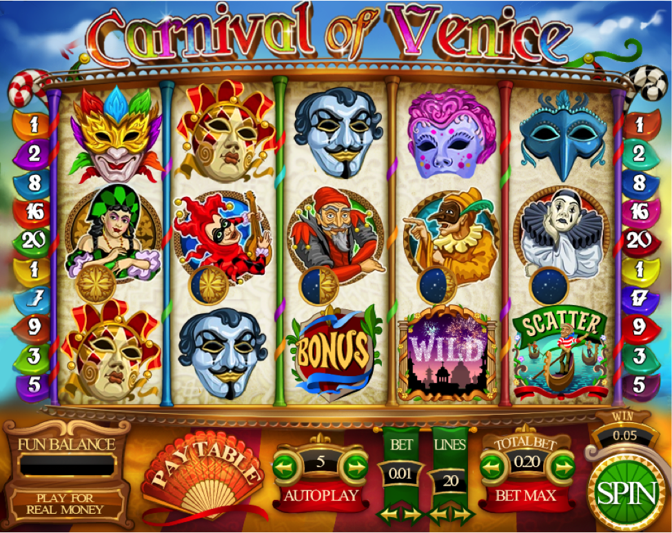 Carnival of Venice Slot Machine