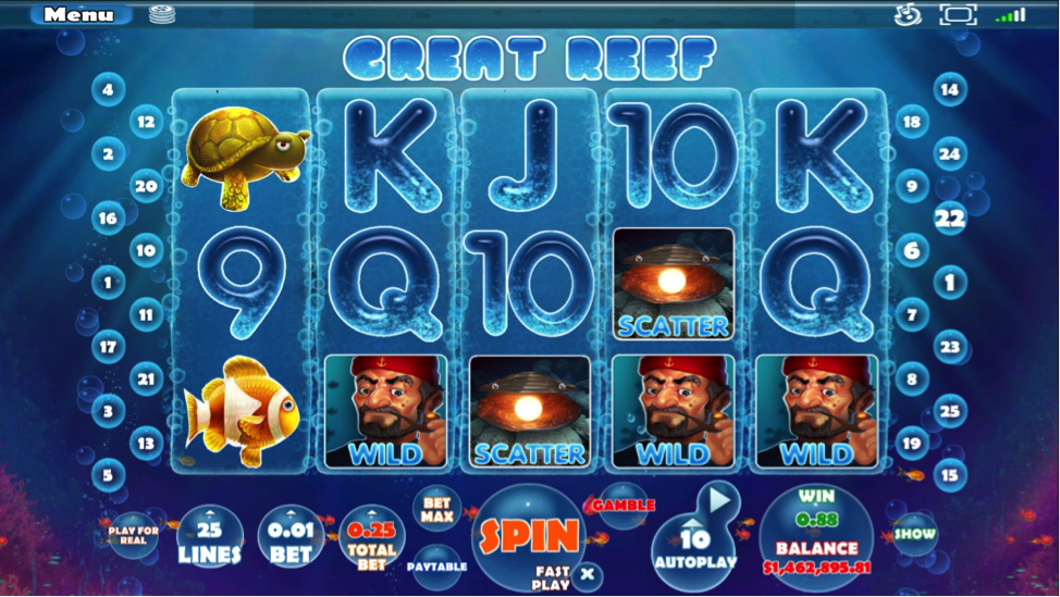Great Reef Slot Machine